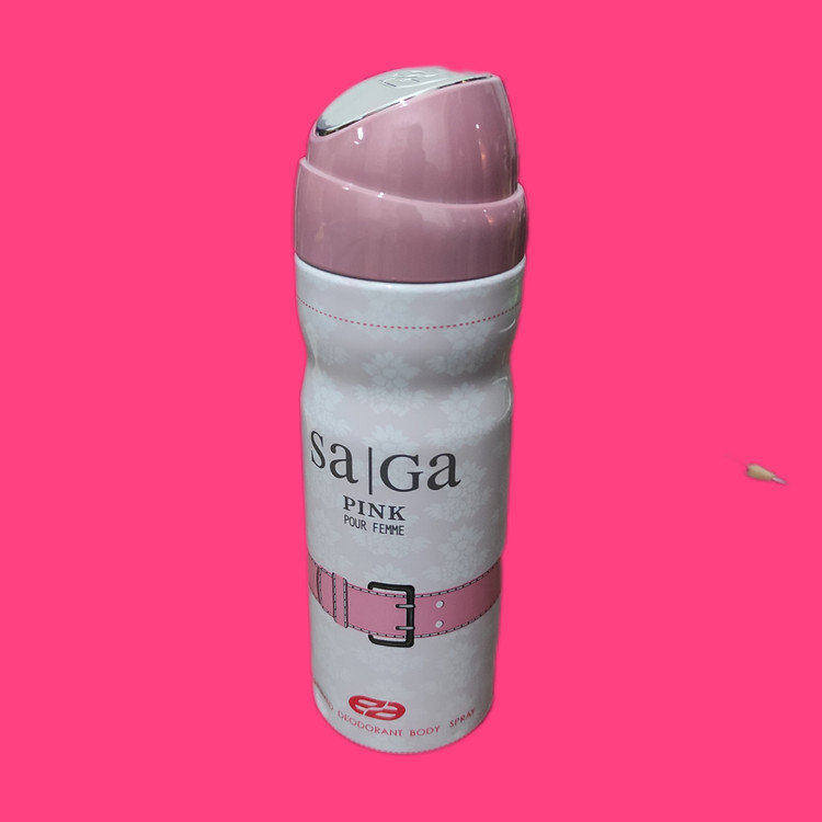 اسپری خوشبو کننده بدن عماد آرا - زنانه مدل Saga Pink حجم 200 میلی لیتر- pour homme