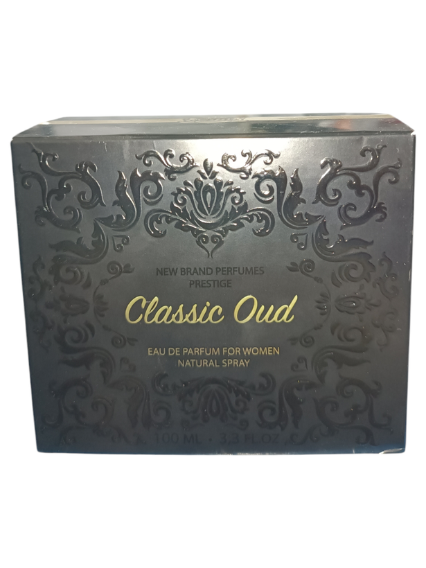 ادکلن زنانه نیو برند مدل Classic Oud حجم 100 میل ادو پرفیوم